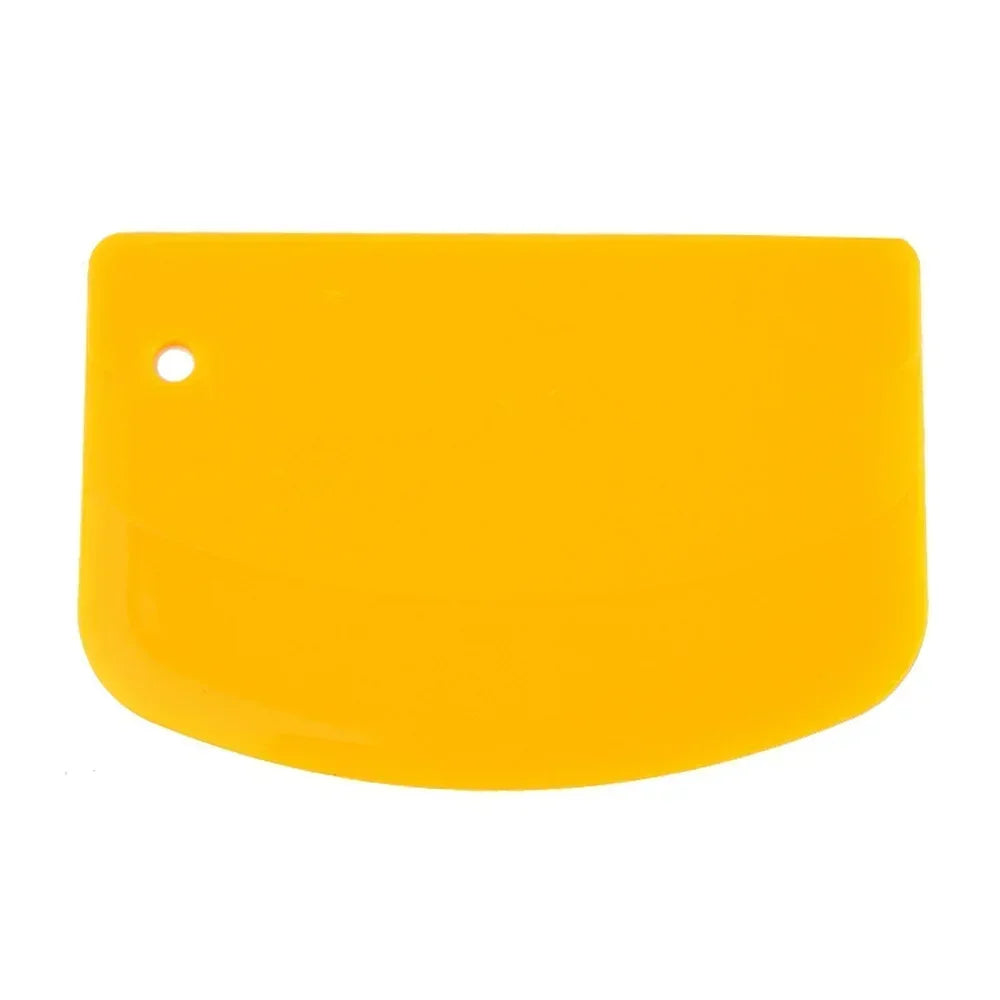 Plastic Dough Scraper in White or Blue, Single Pastry Cutter and Baking Spatula for Bread Dough, Pizza Prep, Cookie Mixtures and Fondant Kitchen Tasks