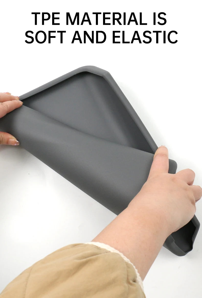 Tesla Console Lid Protector in TPE for Listed 2024 Model 3 Highland and 2025 Model Y Juniper, Soft Armrest Cover in Black or White Interior Options
