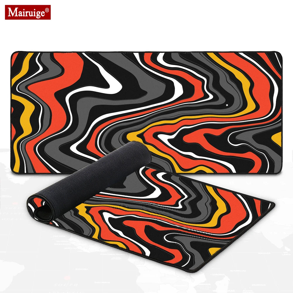 Strata Liquid Mouse Pad by Mairuige, Rubber Desk Mat in Five Sizes up to 900 x 400 mm for Gaming Stations, Computer Desks and Home Offices