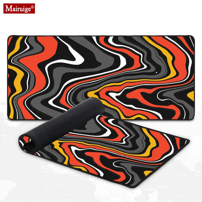 Strata Liquid Mouse Pad by Mairuige, Rubber Desk Mat in Five Sizes up to 900 x 400 mm for Gaming Stations, Computer Desks and Home Offices