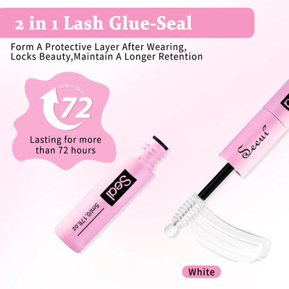 SEEUI Lash Bond and Seal with Glue, Remover and Application Tool Options, DIY Eyelash Adhesive Selection for Adult False Lash Makeup and Beauty Routines