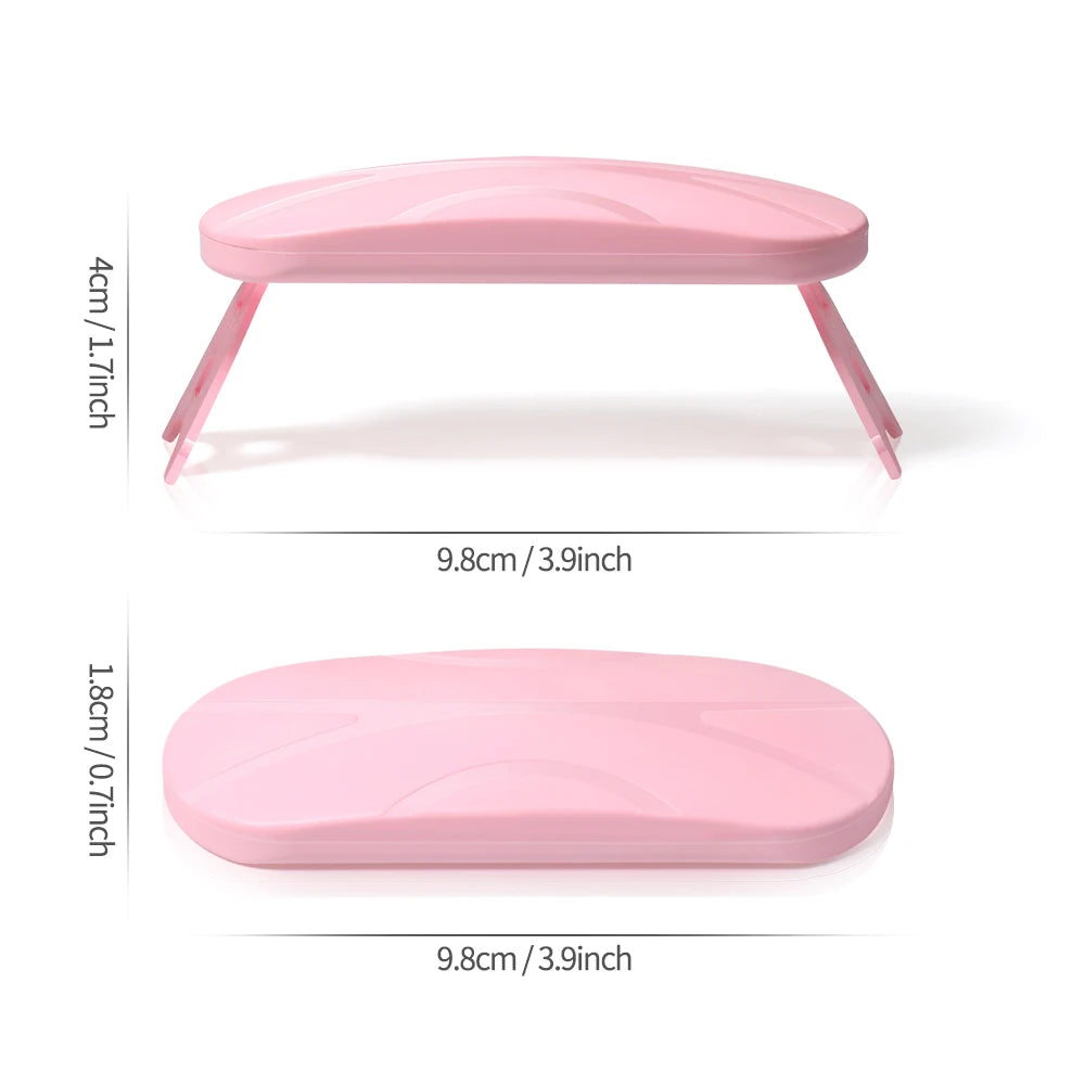 Mini UV LED Nail Lamp by LINMANDA, Portable 6W USB Gel Polish Curing Light with 45s and 60s Timer Settings in Pink and White Option Labels