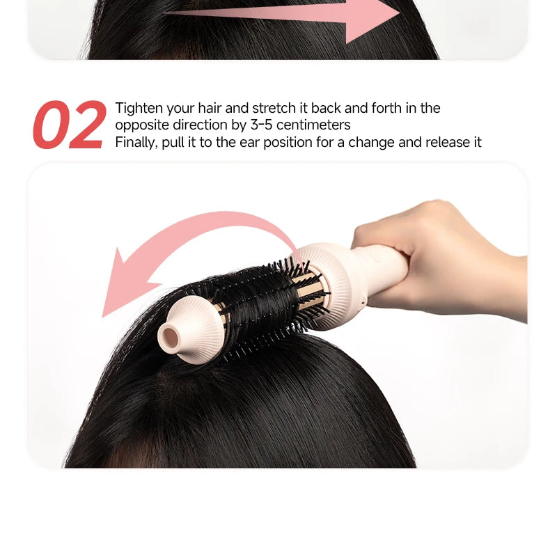 Automatic Curling Iron Set with Ceramic Rotating Styling and Multi-in-1 Bundle Options for At-Home Waves and Curls, US, EU, UK or AU Plug Choices