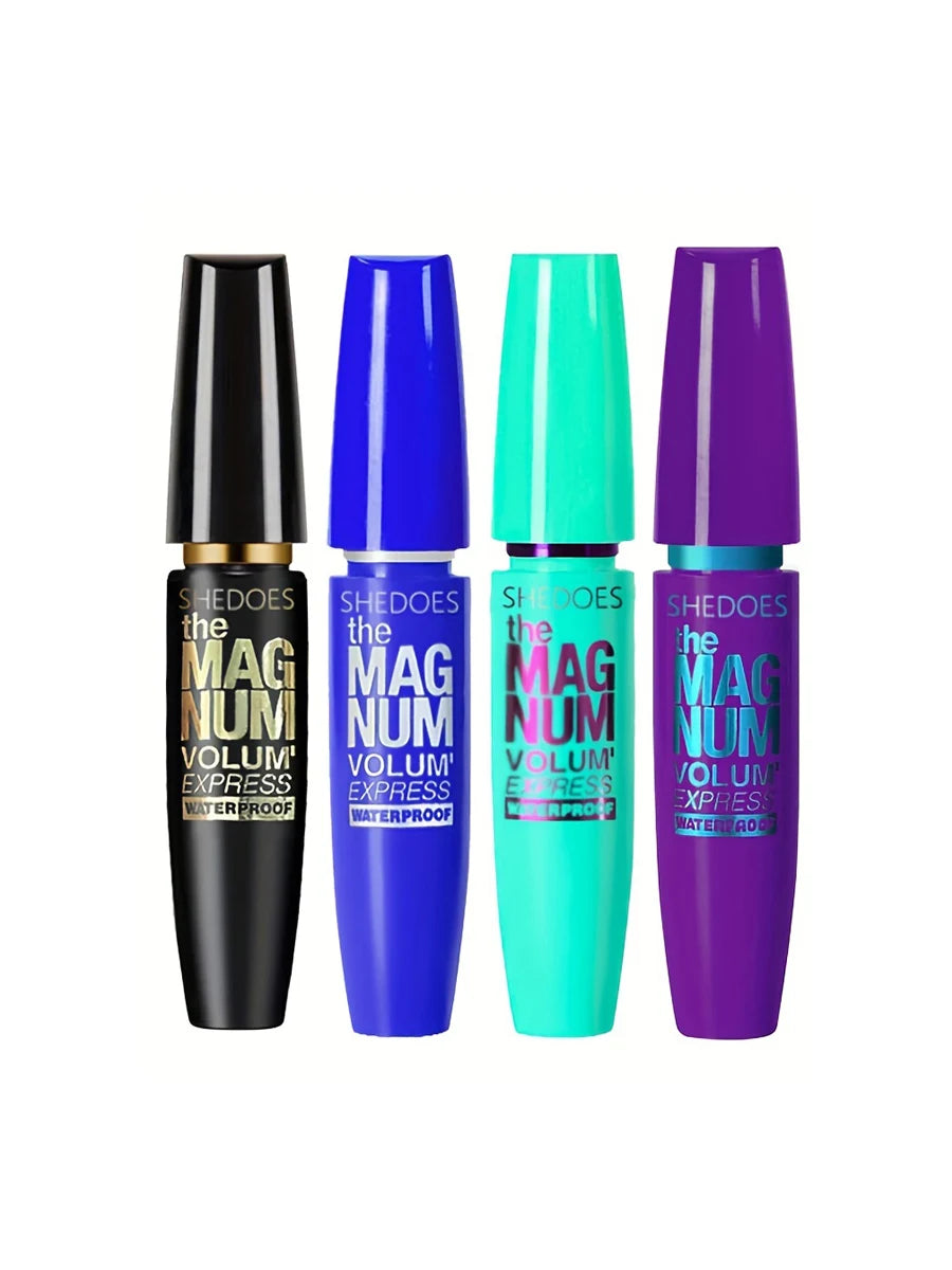 SHEDOES Volume Mascara with Hourglass Brush Wand, Lash Definition and Fuller-Looking Finish for Adult Everyday, Party and Creative Eye Makeup Routines