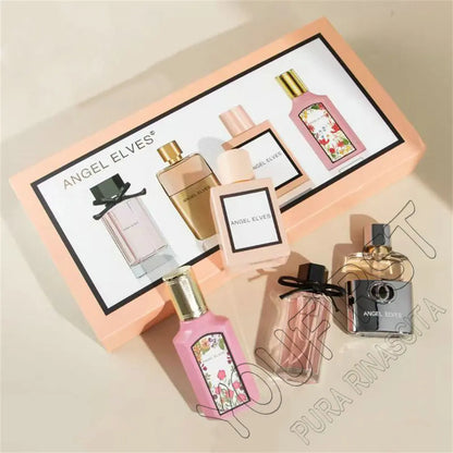 Four-Piece Floral Perfume Set for Women with Listed 30ml Spray Bottles, 120ml Total and Gift Box Reference for Everyday Fragrance and Special Occasions