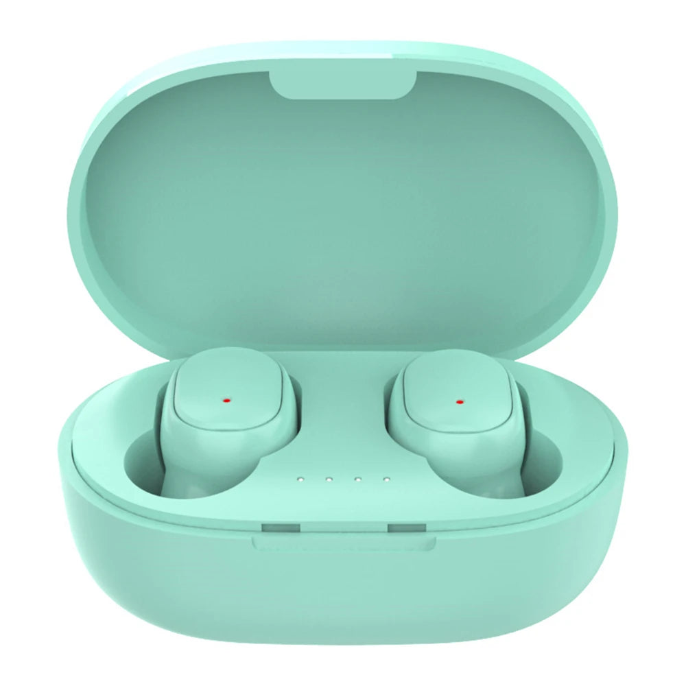A6S Wireless Bluetooth Earphones, Bluetooth 5.0 Stereo Audio with Touch Control and Five Color Options for Compatible Phone Music and Everyday Calls