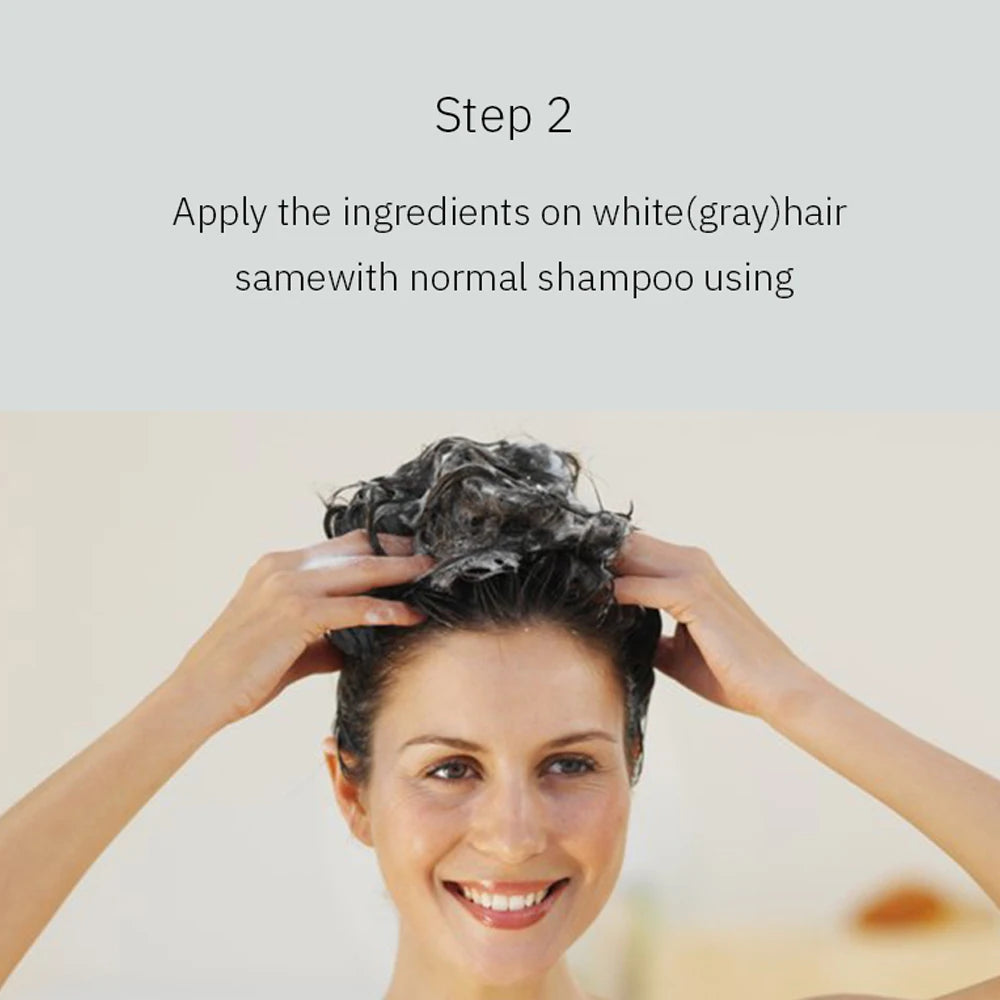 Black Hair Dye Shampoo for Adult Gray Coverage, Listed 500ml Options for Men and Women Seeking At-Home Black Hair Color with Shampoo-Style Application