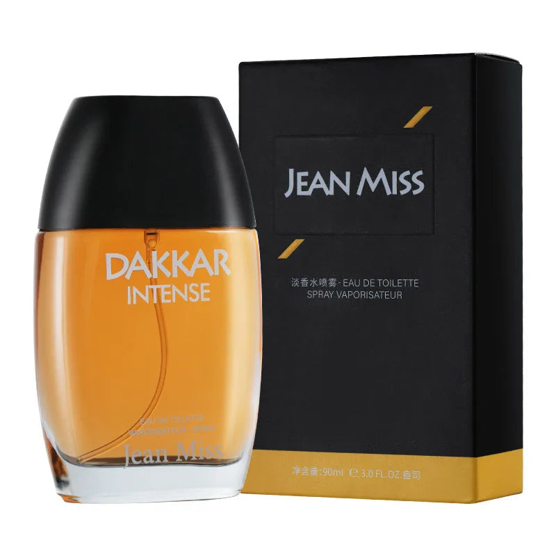 Men's Woody Perfume with Black and Yellow Dhaka 90ml Options, Listed Tea and Sandalwood Profile plus Separate Set and Two-Piece Selection Labels for Fragrance Gifts