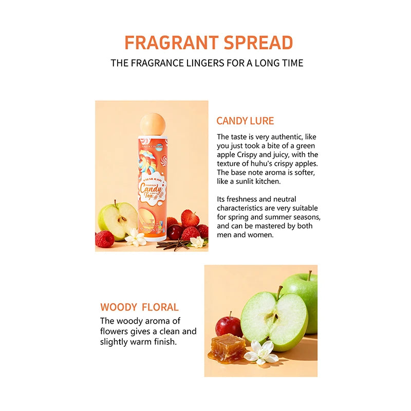 Gourmand Perfume Body Spray 168ml, Unisex Fragrance with Sweet Cookies, Chocolate, Fruit and Floral Options for Daily Wear and Personal Gifts