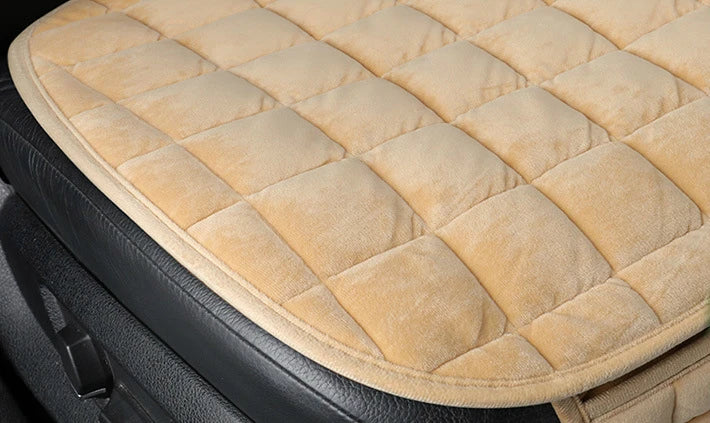 Winter Car Seat Cushion, 50 x 50cm Flocking Cloth Seat Pad with Listed Anti-Slip and Breathable Design in Six Colors for Compatible Vehicle Seats