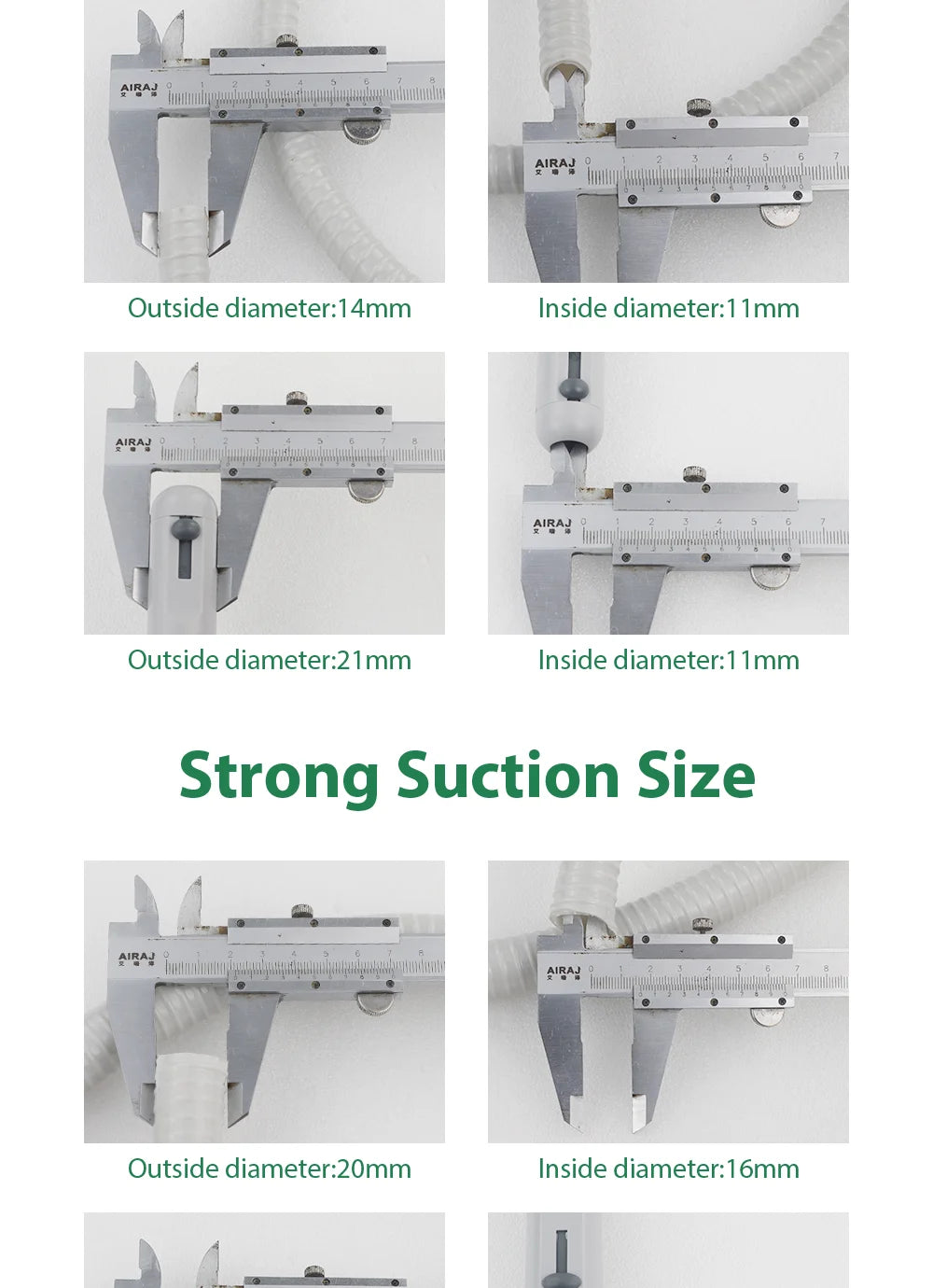 Dental Suction Tubing for Chair Unit Equipment, Strong or Weak Suction Set Labels and Separate 2m Hose Options for Professional Compatibility Review