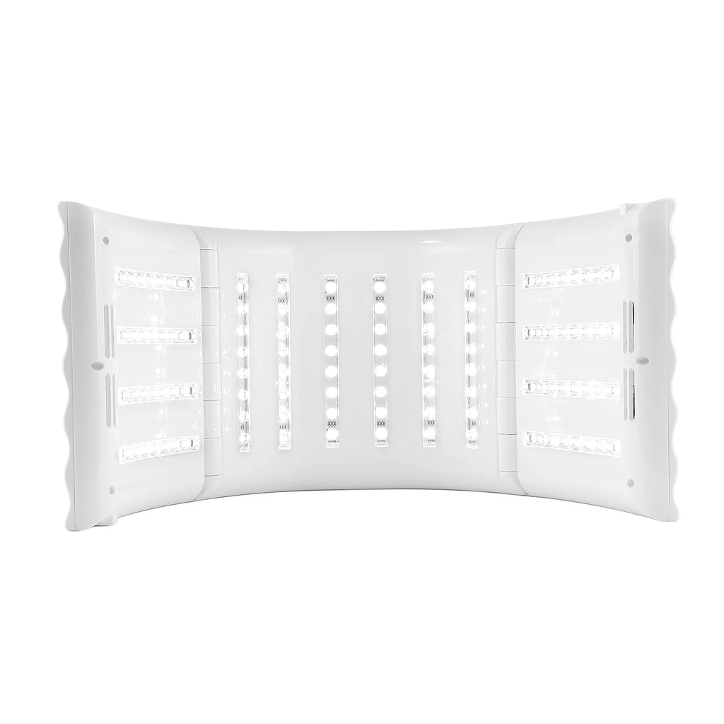 LED Beauty Light Machine with Foldable Face and Body Design, Seven Color and Heating Model References, Eye Protection and Regional Plug Options