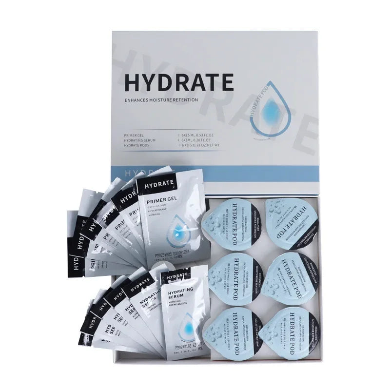 Facial CO2 Bubble Spa Options with Type1-Type7 Capsule, Serum and Gel References, Separate Beauty Machine and Machine NO BOX Selections