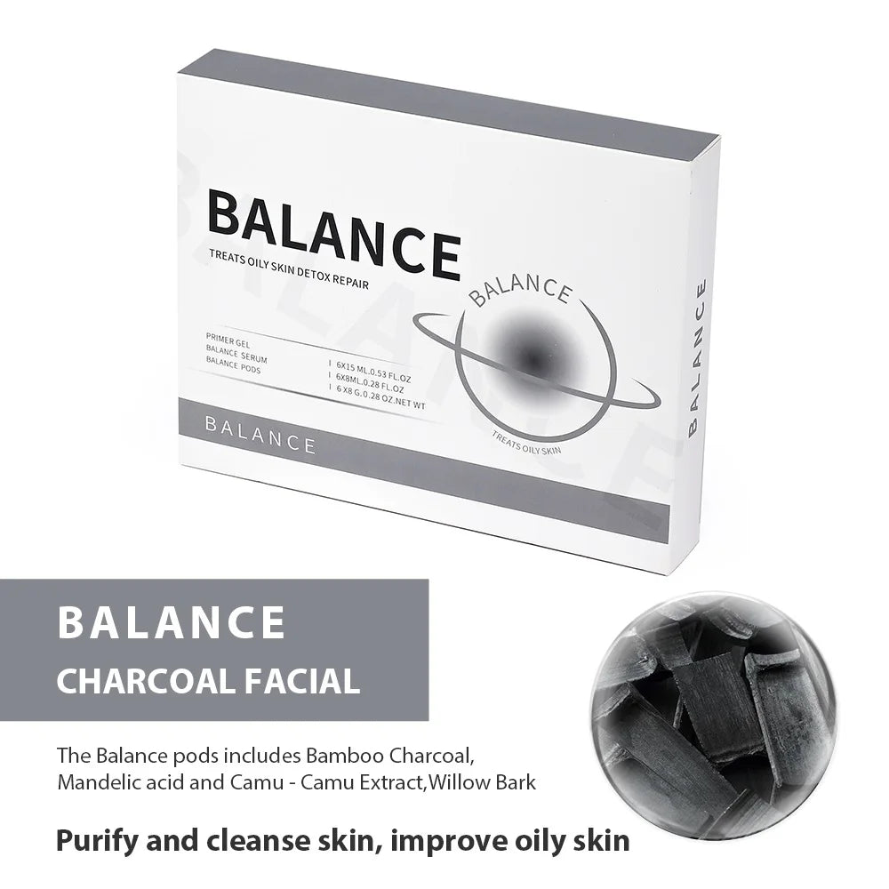 Glam Facial Pod and Capsule Gel Options for Compatible Aqua Bubble Devices, Seven Numbered Type Selections and a Separate Facial CO2 Machine Option