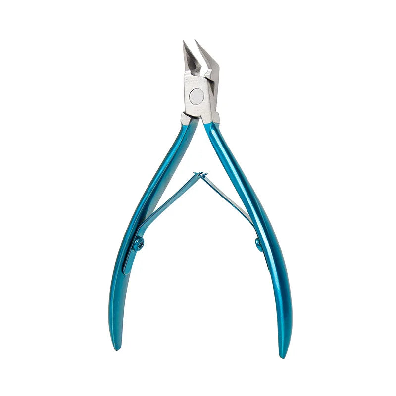 Toenail Nipper, Manual Pedicure Tool with Stainless Steel Reference in Blue, Black or Silver Color and Selected Lifter Sets for Adult Personal Nail Grooming