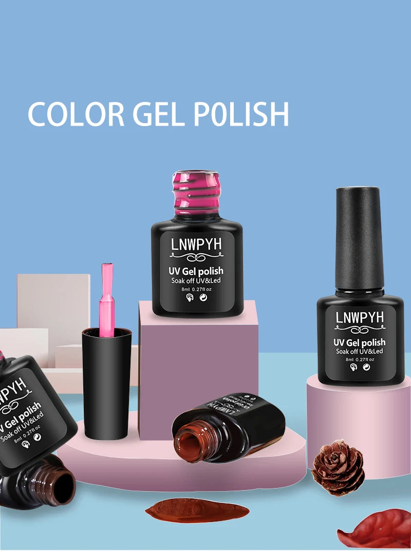 Gel Nail Polish Kit with UV LED Lamp and Electric Nail Drill, 27 Polish Colors and 4 Extension Gel Colors for At-Home Manicure and Nail Art