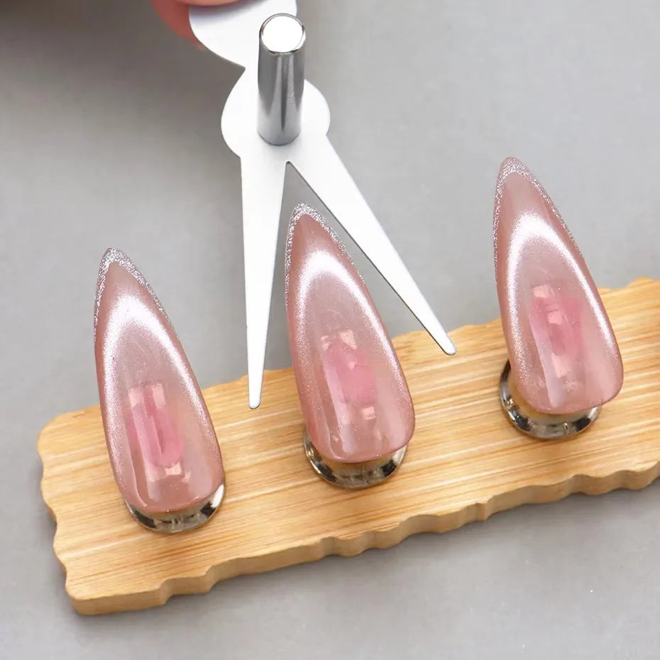 Magnetic Nail Art Tools for Cat Eye Gel Polish, 1-Piece or 6-Piece Set Options for Heart Effects, French Tips and At-Home DIY Manicures