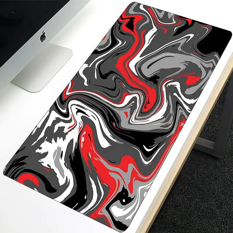 Strata Liquid Mouse Pad by Mairuige, Rubber Desk Mat in Five Sizes up to 900 x 400 mm for Gaming Stations, Computer Desks and Home Offices