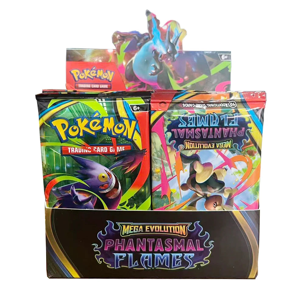 Pokemon Trading Card Assortment with English-Language Listing, Five-Bag, Ten-Bag and Box Options for Card Sorting, Collection Displays and Casual Hobby Use