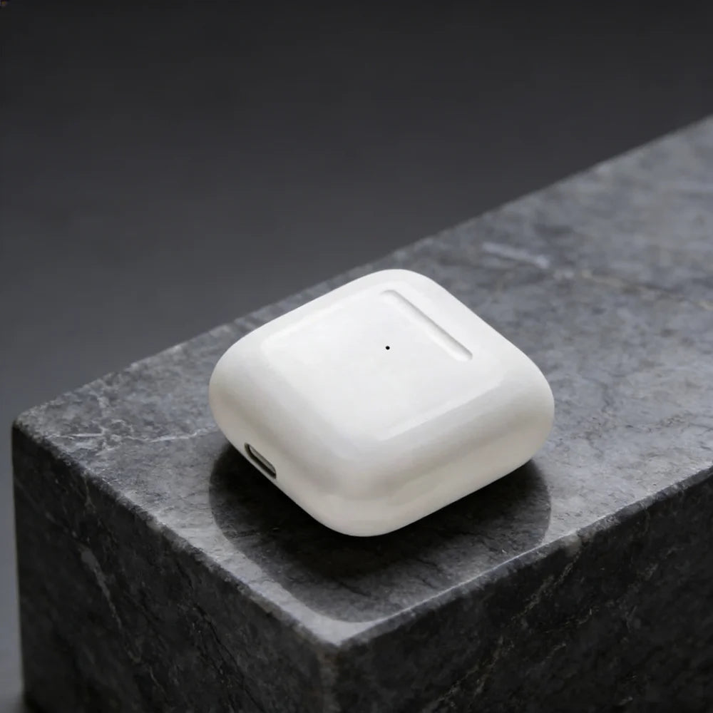 Mini Wireless Earphones with Listed Bluetooth 5.3 and Built-In Microphone, In-Ear White or Black Options for Everyday Music Listening and Compatible Calls
