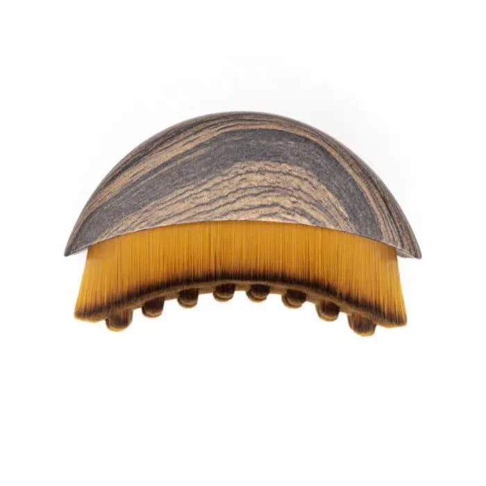 Facial Massage Brush with Contoured Design and Listed Soft Bristles, One or Two-Piece Options for Face, Chin and Jawline Personal Skincare Accessories