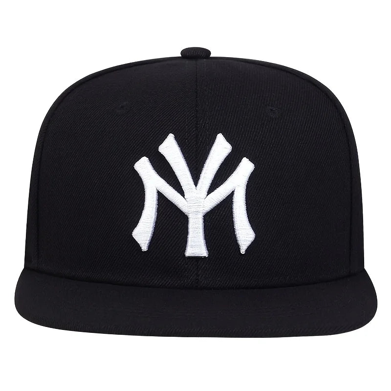 Letter Embroidered Baseball Cap in Polyester, Unisex Adjustable Casual Hat in Four Color Options for Streetwear, Weekend Outings and Everyday Outdoor Style