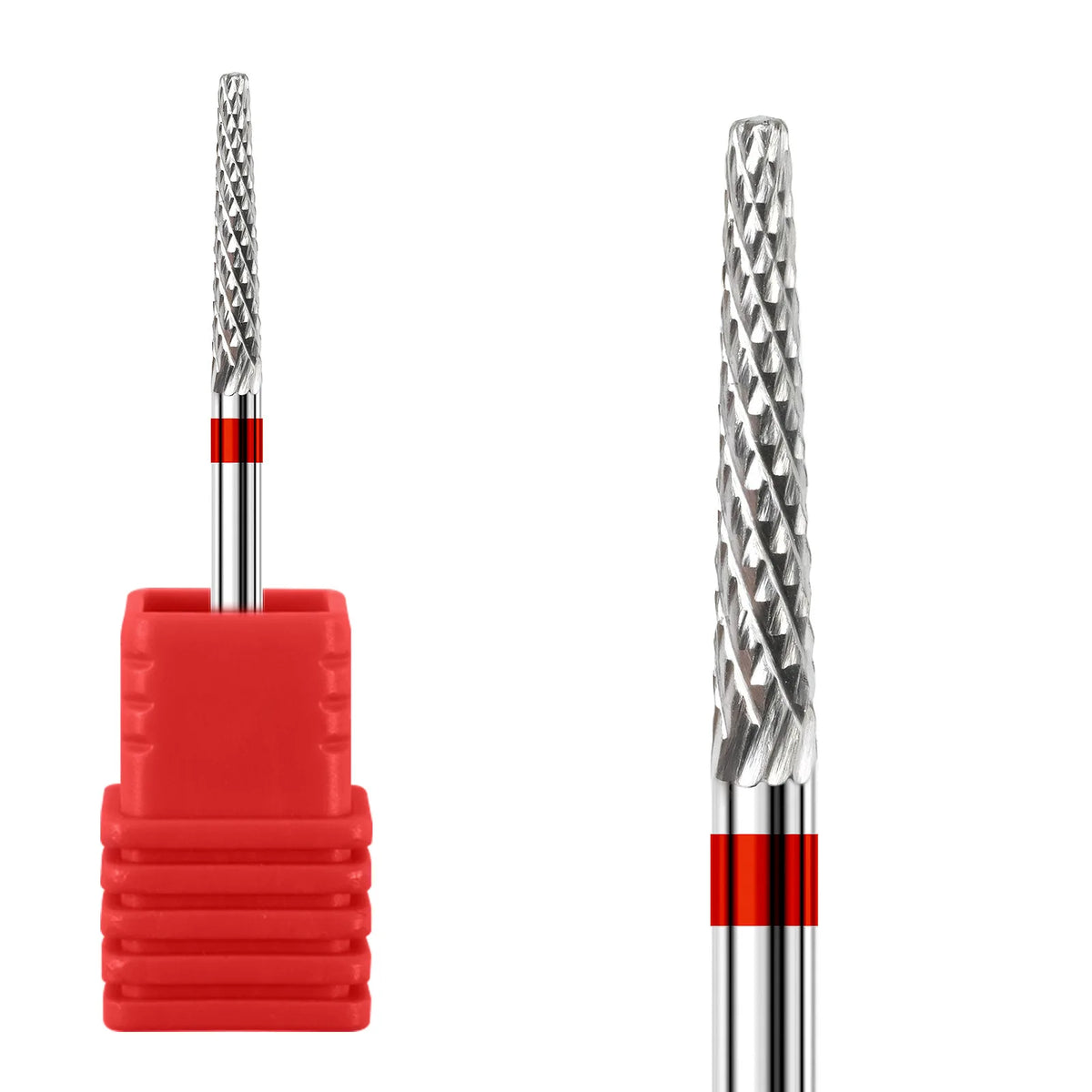 Tapered Nail Drill Bit for Professional Acrylic and Gel Filing, Single 05M or 04F Selection with Listed 3/32-Inch Shank for Compatible Electric Nail Files