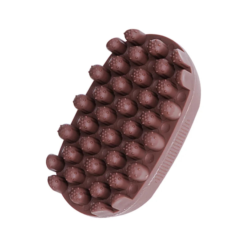 Curl Sponge Brush for Natural Textured Hair Twists and Coils, Black, Blue, Brown or Red Styling Tool with Separate Large Black One-Piece Selection