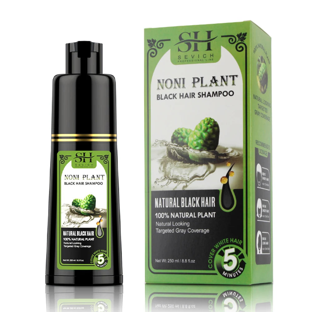Black Hair Dye Shampoo for Adult Gray Coverage, Listed 500ml Options for Men and Women Seeking At-Home Black Hair Color with Shampoo-Style Application