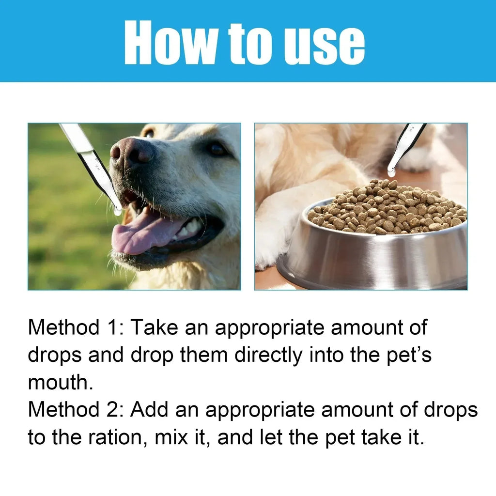 Yegbong Pet Drops, Listed 60ml Boxed Liquid Format with Single-Unit and Multi-Unit Option Labels, Ingredient and Veterinary Suitability Review Required Before Use