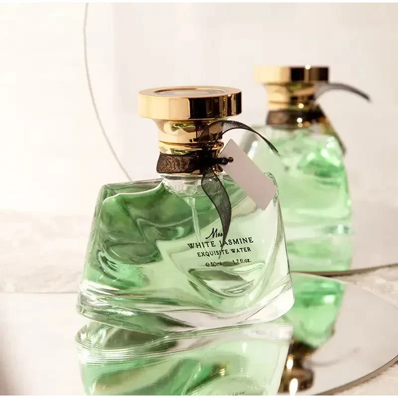 Jasmine Perfume with Listed 50ml Size, Night Jasmine or Two-Piece Package Labels and Grapefruit, Tea, Musk and Cedar Scent Notes for Unisex Fragrance Selection