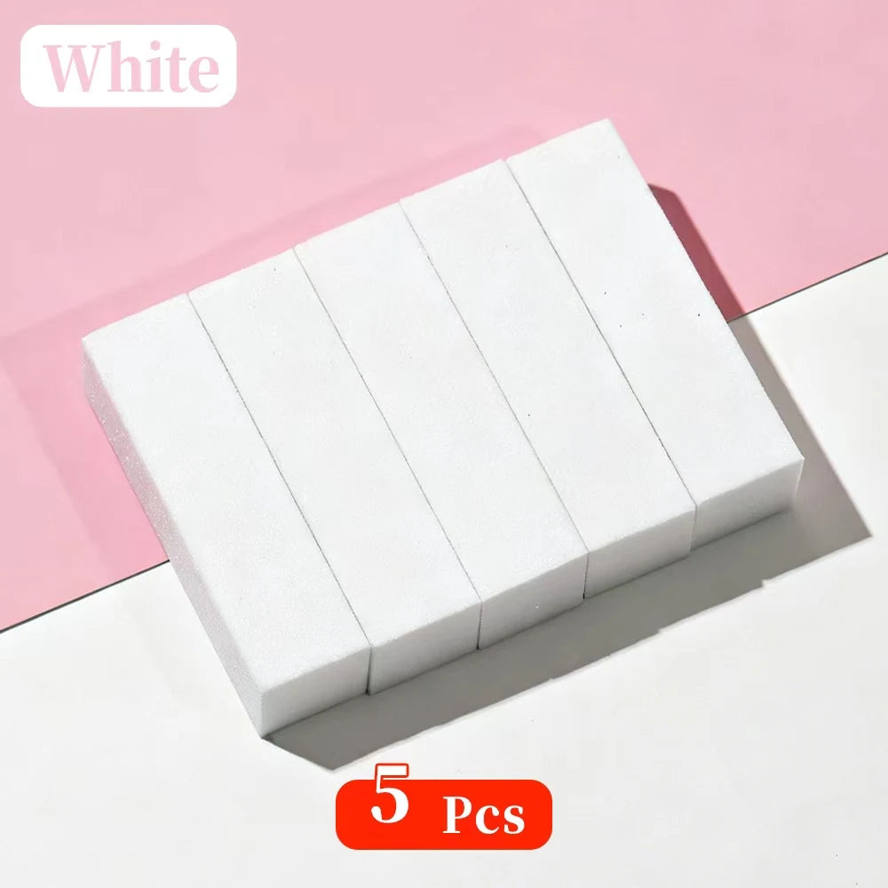 1/20Pcs Nail Art Buffer Block - Nail File for Pedicure Manicure Care Gel Polish Accessories - Sponge Buffer for Tips And Care