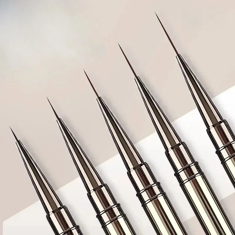 Nail Art Striping Brushes for Fine Lines and Detail Painting, 6–25mm Listed Liner Sizes with Individual and Set Options for DIY Manicure Designs