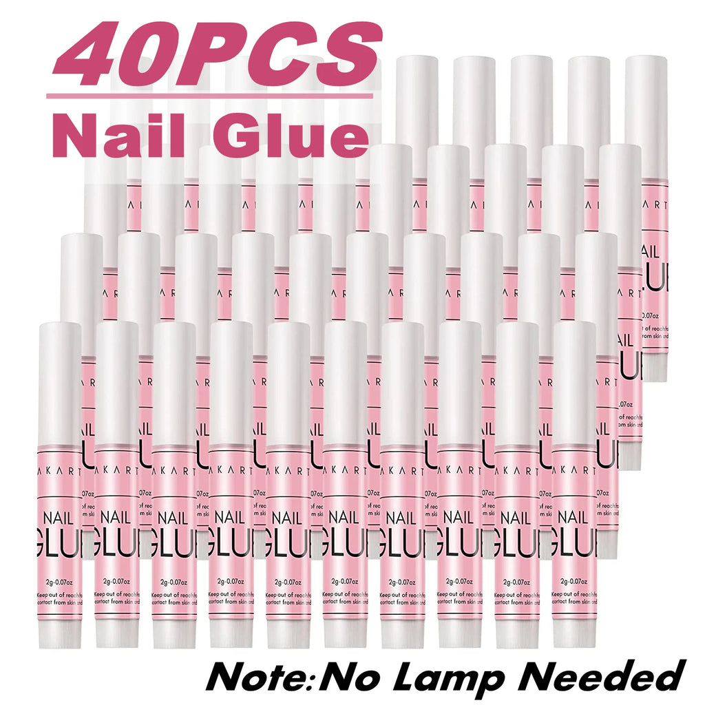 Press-On Nail Glue and Remover Options by Makartt, 10ml, 30ml or 50ml Remover Choices with Separate Liquid Adhesive Packs and Solid UV-Cured Gel Selection