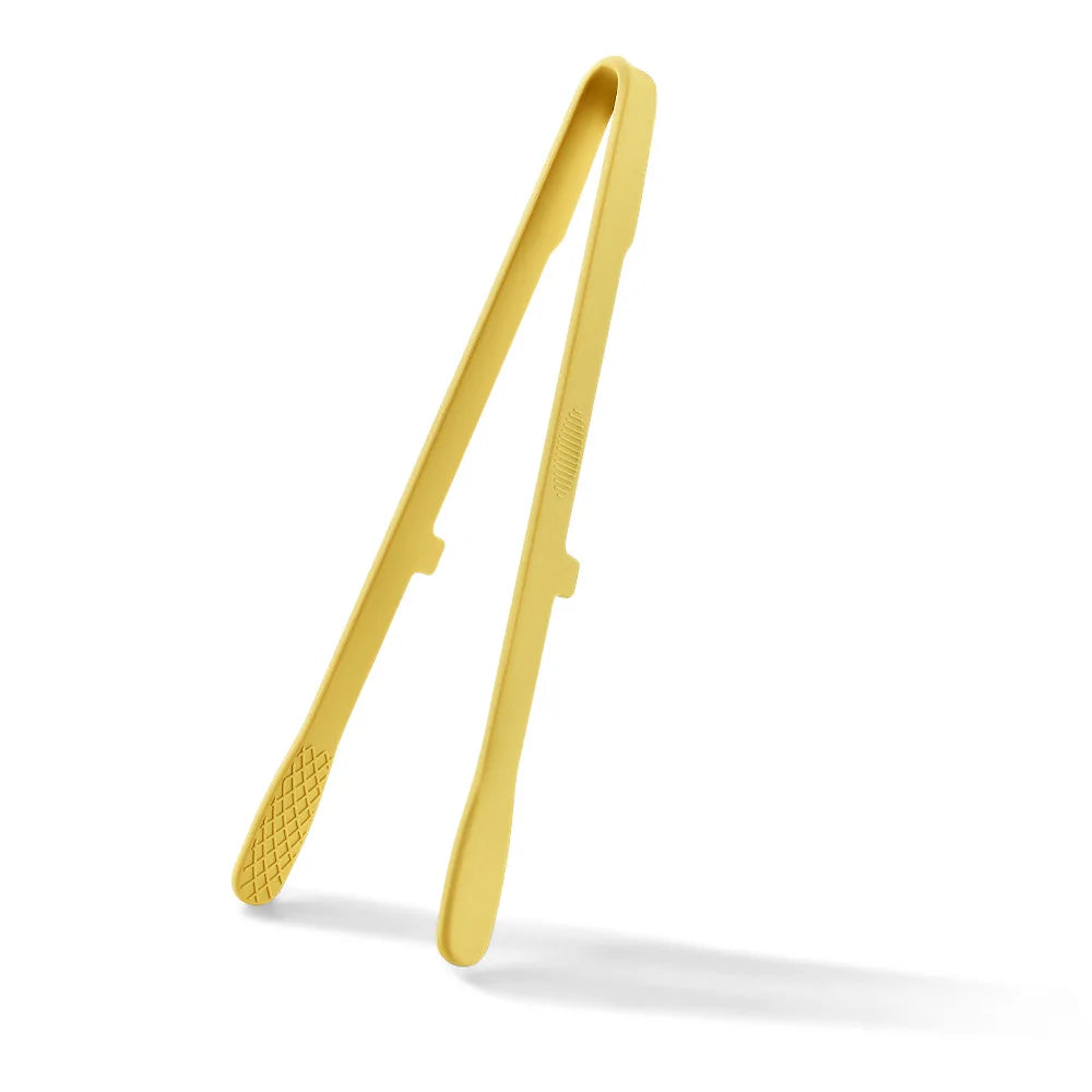 Silicone Kitchen Tongs with Wide-Tooth Grip and Extended Handle, Listed 26.5cm Serving Clip for Bread, Toast, Salad and Noodles with Color or 6PCS Options