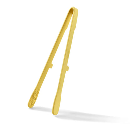 Silicone Kitchen Tongs with Wide-Tooth Grip and Extended Handle, Listed 26.5cm Serving Clip for Bread, Toast, Salad and Noodles with Color or 6PCS Options