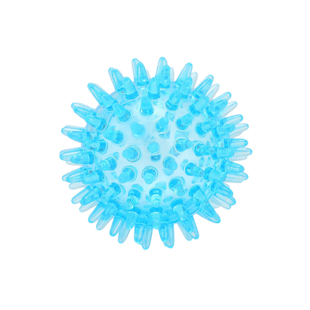 Spiky Hand Grip Ball with Hollow Soft TPR Construction and Transparent Finish Reference, Single-Piece Squeeze and Manual Massage Accessory for Adults