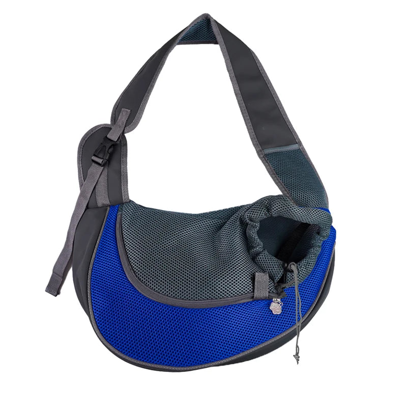 Pet Carrier Sling for Small Dogs and Cats, Mesh Single-Shoulder Carry Bag in S or L with Listed 6.6lb or 13.22lb Limits, Eleven Color Choices, Hand Wash Only