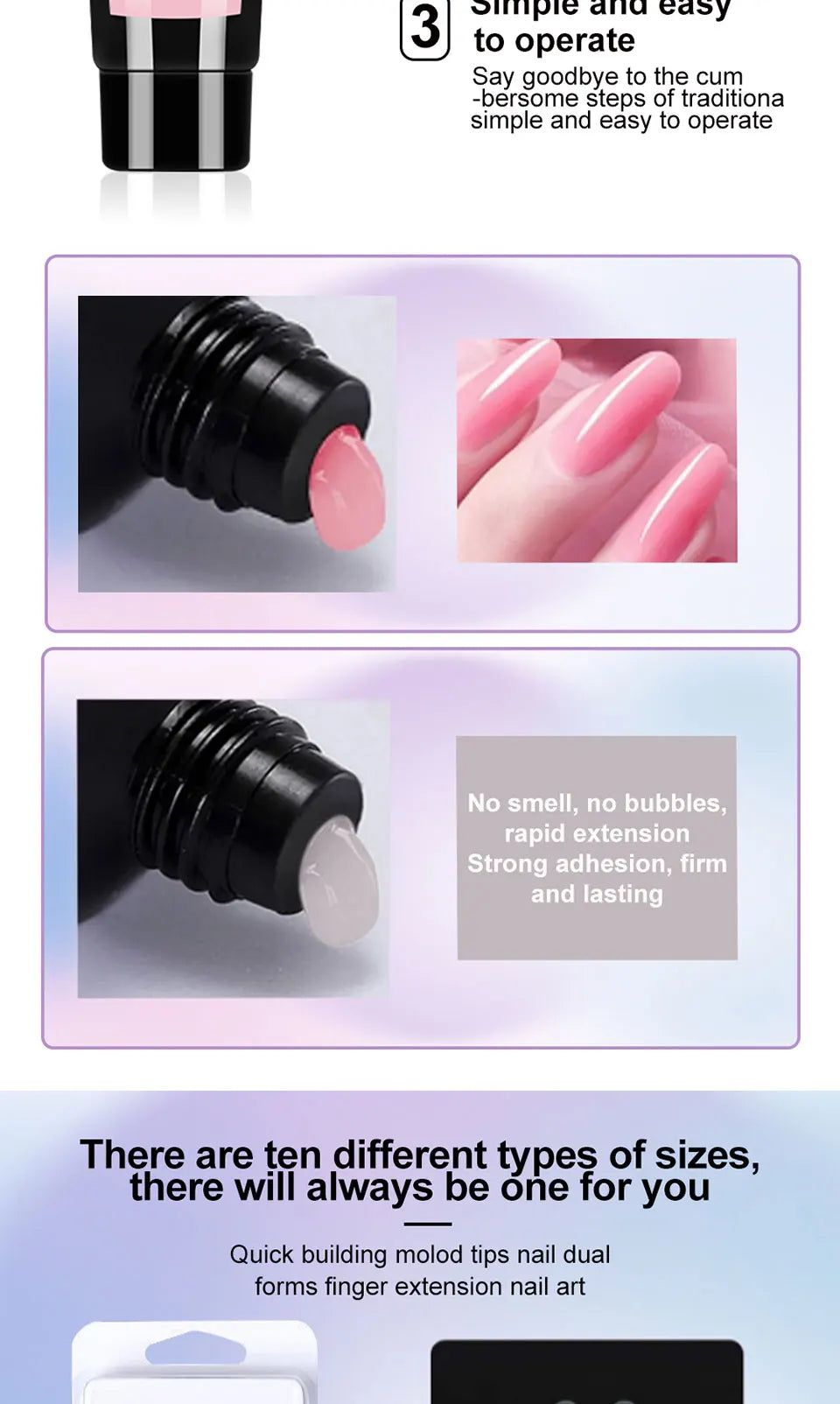 USB UV Lamp Gel Polish Kit by LIMEGIRL, 8ml Semi-Permanent Soak-Off Nail Polish with Listed Base and Top Coat for DIY Manicure and Nail Art