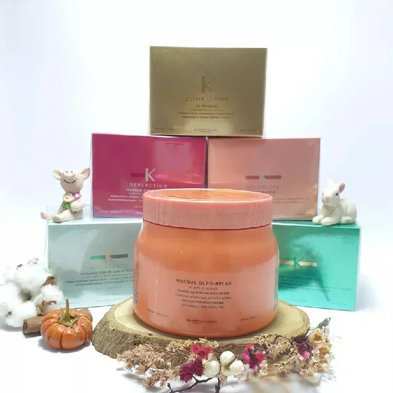 Hair Conditioning Care with Black Diamond, Strong Repair, Nourishing, Softening and Color Care Option Labels for Cosmetic Moisture and Shine Routines