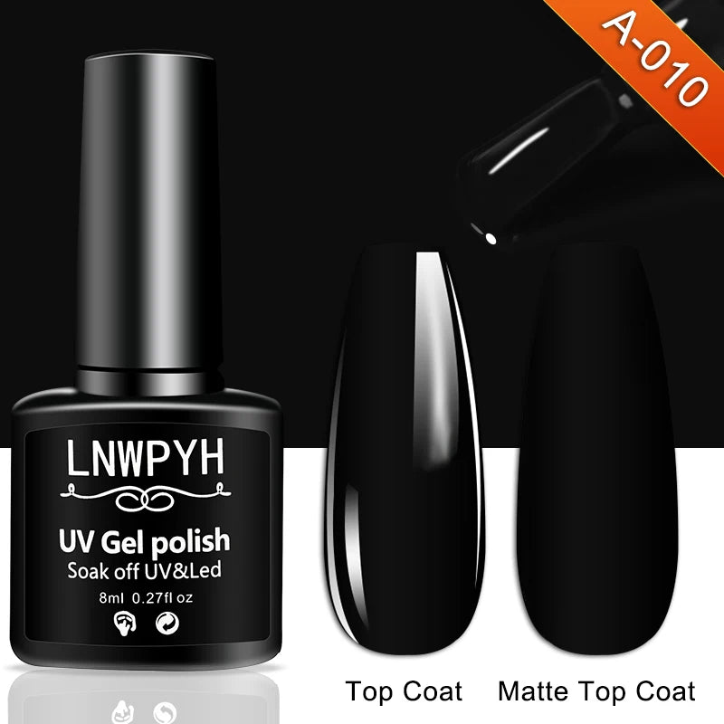 18-Color Gel Nail Polish Kit by LNWPYH with Three Extension Gel Colors, Base and Top Coats, UV LED Lamp and Nail Drill Reference for Adult Manicure Designs