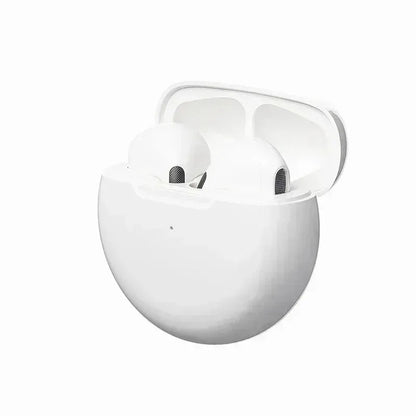 Pro 6 TWS Wireless Earphones with Microphone, Touch Controls and Charging Case, Listed Bluetooth 5 Stereo Earbuds with Independent Left or Right Use in Seven Colors
