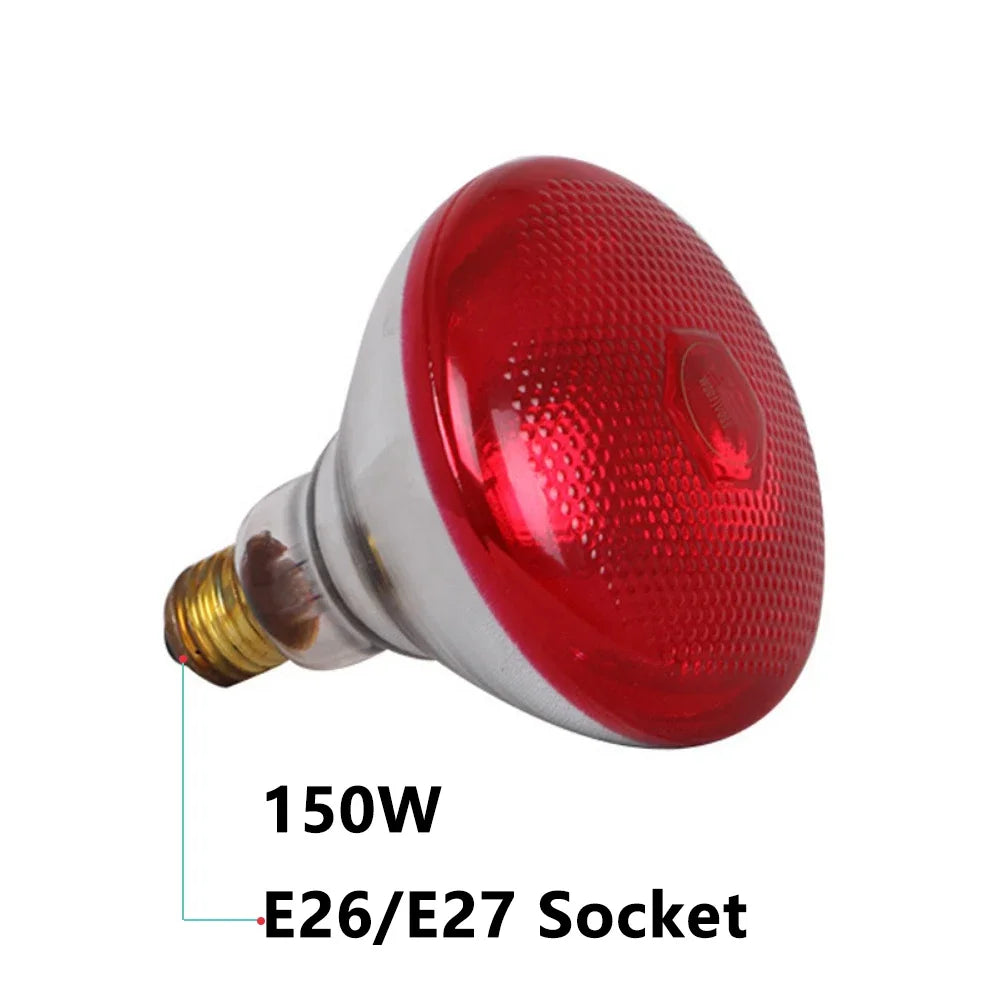 Red Light LED Lamp with A and B Bulb-Only or Black and White Set Options, Listed 660nm and 850nm Wavelengths and Dual-Chip Design for Adult Personal Care Selection