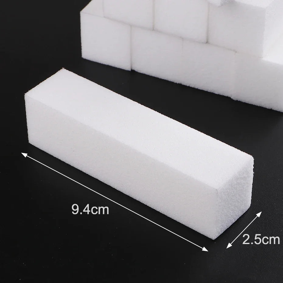 1/20Pcs Nail Art Buffer Block - Nail File for Pedicure Manicure Care Gel Polish Accessories - Sponge Buffer for Tips And Care