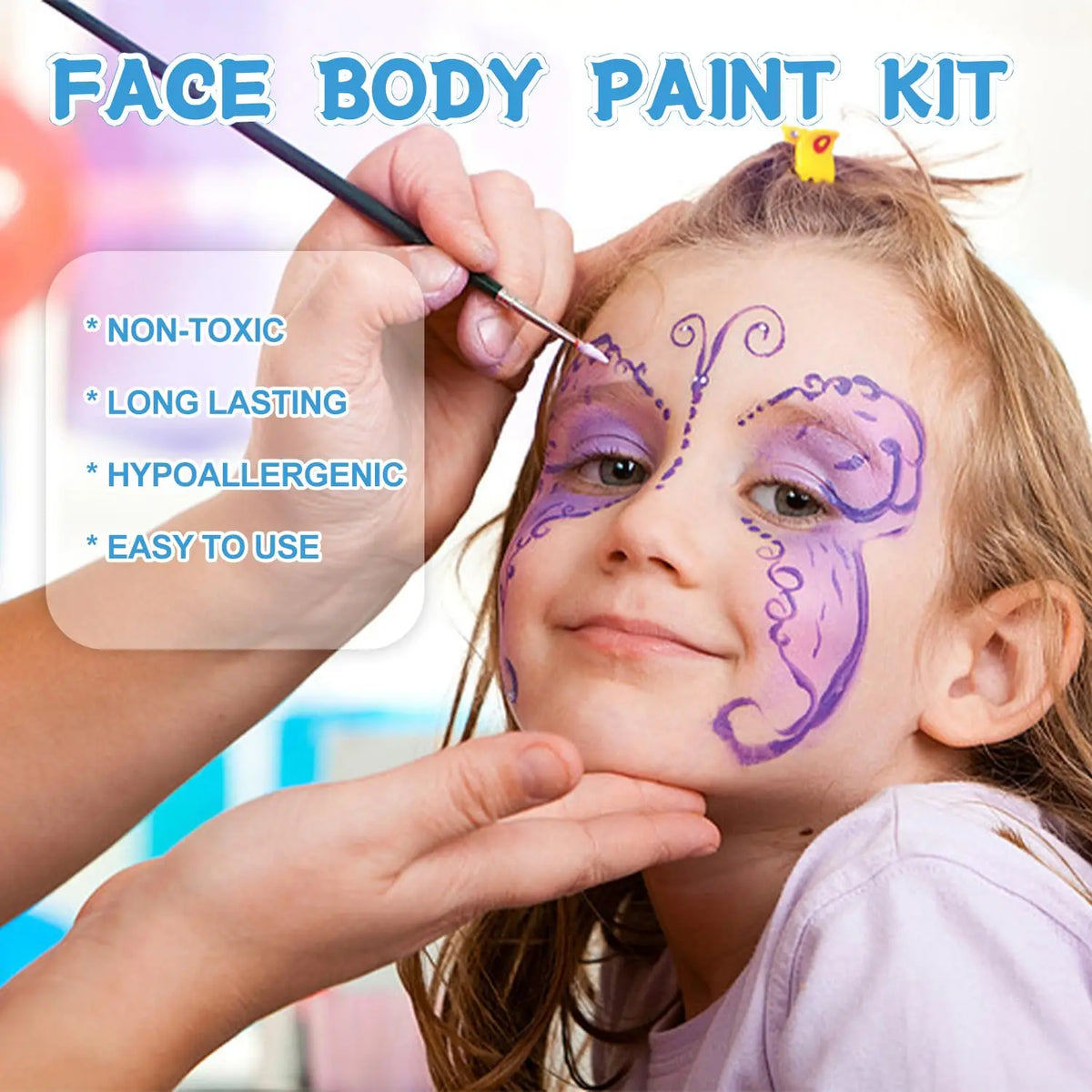 SFX Face Paint Kit with Listed 22-Color Palette and Brush Bundle Options for Halloween Costumes, Cosplay, Stage Makeup and Creative Party Body Art