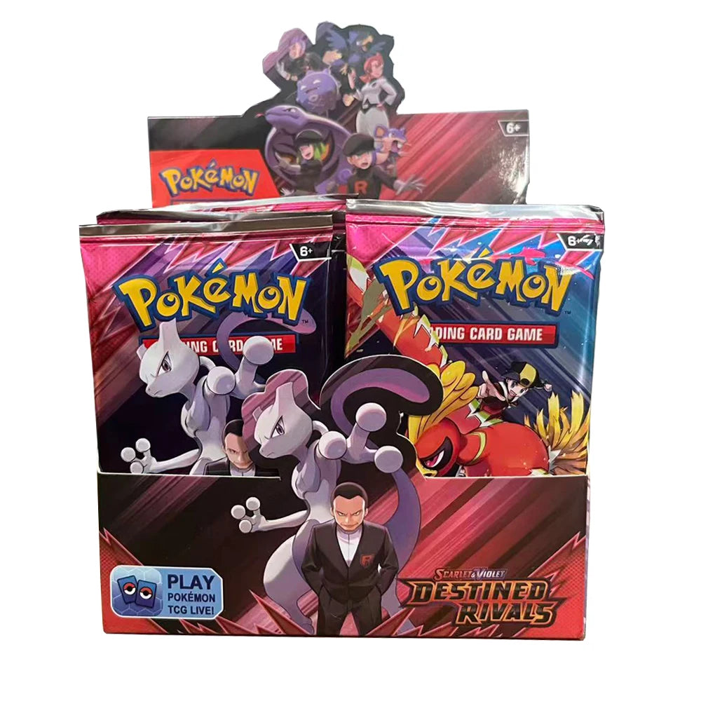 Pokemon Trading Card Assortment with English-Language Listing, Five-Bag, Ten-Bag and Box Options for Card Sorting, Collection Displays and Casual Hobby Use