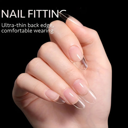 120-Piece Full Cover Nail Tips with Nine Selectable Style Labels, False Nail Extension Tips for Adult DIY Manicure Planning, Nail Art Practice and Custom Looks