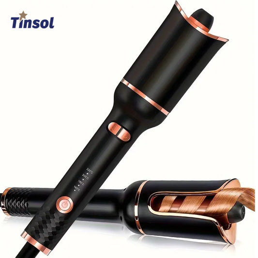 Plug-In Automatic Hair Curler with Listed 34W Power, Tourmaline Ceramic Heat Conductor, Three Temperature Settings and 2-Meter Cable with Box and Plug Options