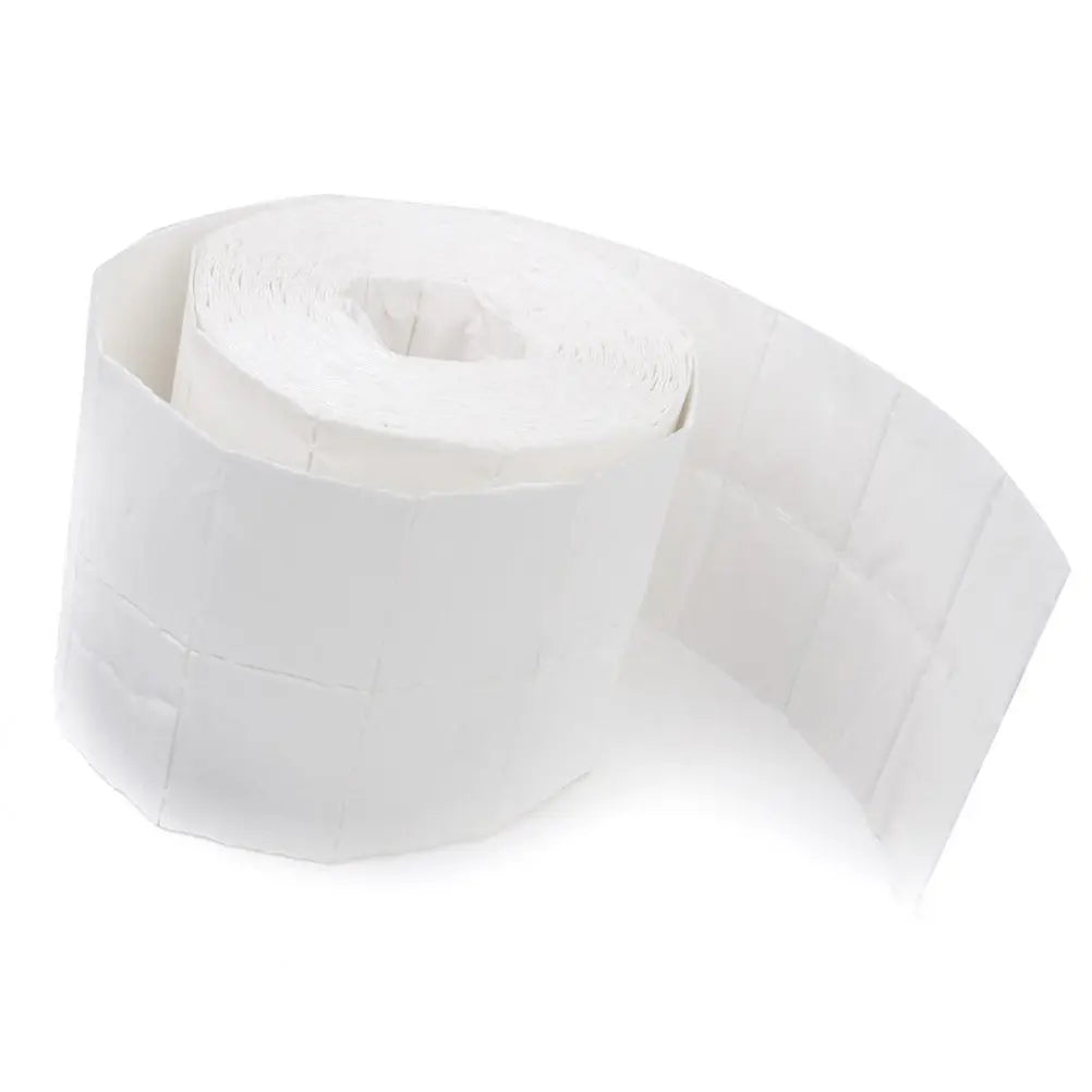 Nail Wipes 500-Count White Nonwoven Pads, Listed 4 x 5cm Cotton Fiber Wipes for Compatible Polish Removal, Manicure Preparation and Nail Brush Cleaning