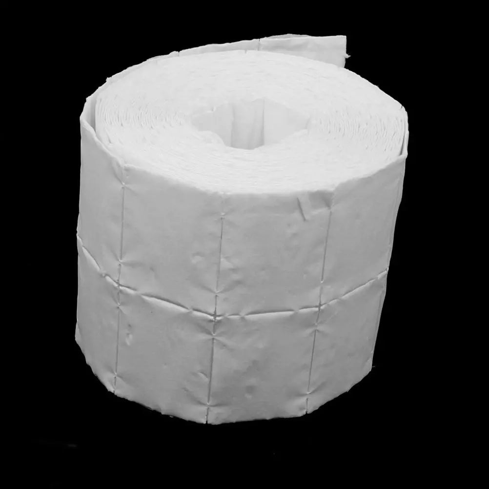 Nail Wipes 500-Count White Nonwoven Pads, Listed 4 x 5cm Cotton Fiber Wipes for Compatible Polish Removal, Manicure Preparation and Nail Brush Cleaning